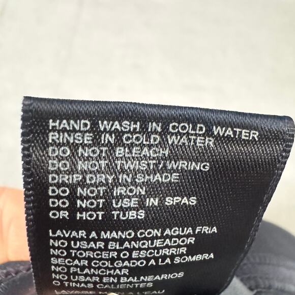 Tommy Hilfiger Bikini Bottom Womens Small Blue Fold Over Hipster UPF 50+ NEW $48 - Picture 7 of 8